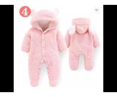 high quality organic cotton newborn baby spring winter rompers wholesale baby clothes - Image 3