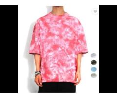 Round Neck Loose Version Tie-dye T Shirts Men's Casual T-shirts - Image 3
