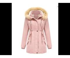 Long Winter Coat Hooded Winter Puffer Jackets For Womens Padded Jacket - Image 1