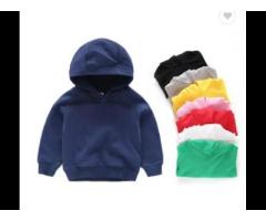 Cotton Kids Tales Tracksuits Plain Clothes Sets Winter Pullover Hoodies Children Sweatshirt