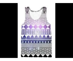 Tank Top 3D Graphic Tees 100% Polyester 3D Printing Sleeveless T-Shirts Workout Muscle Gym Top - Image 2