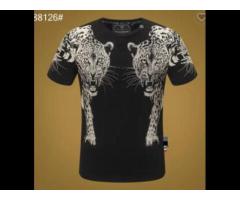 men's round neck T-shirt domineering personality high-quality hot drill skull men's T-shirt - Image 2