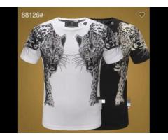 men's round neck T-shirt domineering personality high-quality hot drill skull men's T-shirt - Image 3