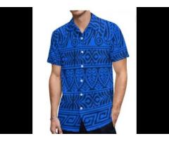 Custom Stylish Large Size 9XL Polynesian Tribal Design Shirts With Buttons New Hip Hop - Image 2