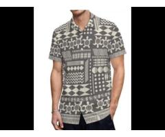 Custom Stylish Large Size 9XL Polynesian Tribal Design Shirts With Buttons New Hip Hop - Image 4