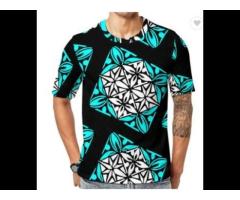 Factory Outlet Polynesian Personality Men T Shirt Short Sleeve Pacific Island Art Big Size