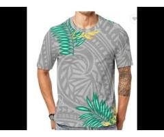 Factory Outlet Polynesian Personality Men T Shirt Short Sleeve Pacific Island Art Big Size - Image 2