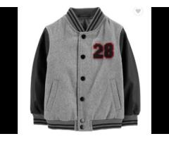 High quality custom Embroidered Chenille Patches woolen body leather sleeves bomber - Image 1