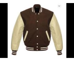 High quality custom Embroidered Chenille Patches woolen body leather sleeves bomber - Image 2