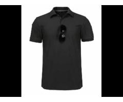Custom Logo Polyester Cotton Men's Polo T Shirts Plain Casual Simple Polo Shirt For Men - Image 2