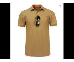 Custom Logo Polyester Cotton Men's Polo T Shirts Plain Casual Simple Polo Shirt For Men - Image 3