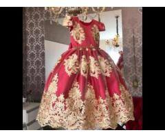 Wholesale Mesh Embroidery Ball Gown Kid Girls Holiday Princess Party Fancy Dress Costumes - Image 2