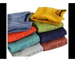 100% Cotton crew neck plain pullover mens 3d embossed crewneck sweatshirts - Image 2
