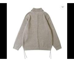 High Street Tassel Stitching Sweater Autumn Loose Quasi Color Trendy Senior Pullover - Image 4