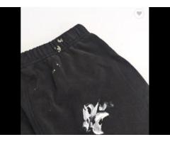 100% Cotton Paint Graffiti Casual Stacked Sweat Pants Custom - Image 2