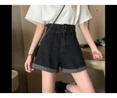 Women's high-waisted shorts summer on new Women's jeans Pants with pocket - Image 2