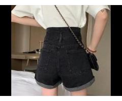Women's high-waisted shorts summer on new Women's jeans Pants with pocket - Image 3