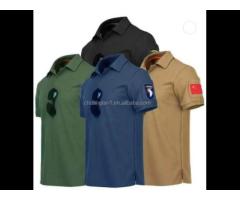 Button Up Shirt Men Custom Tees Long Sleeve Pocket T Shirt High Quality Polyester Tshirt