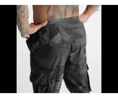 Wholesale Fitness Sports Multi Side Pocket Trousers Jogging Camouflage Jogger Pants - Image 2