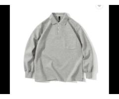 Oversized Plus Size Blank Pullover Golf Collar Men's Turn-Down Collar Hoodies & Sweatshirts - Image 2