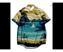 Best Men's Summer Men Bulk Hawaiian Shirts, Wholesale Genuine Custom Print - Image 1