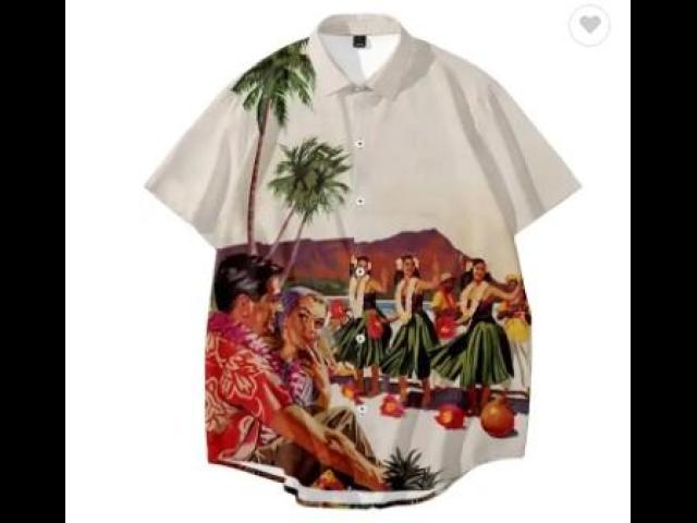 Best Men's Summer Men Bulk Hawaiian Shirts, Wholesale Genuine Custom Print - 3