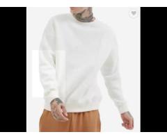 100% Cotton Crewneck Pullover Blank Hoodie Sweatshirts Men Oversize Hoodies - Image 3