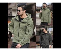 Casual Fleece Mountain Outdoor Light Weight Winter Hooded High Quality Motorcycle Jacket