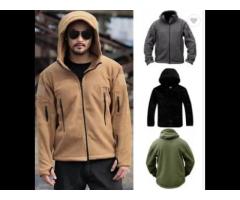 Casual Fleece Mountain Outdoor Light Weight Winter Hooded High Quality Motorcycle Jacket - Image 3