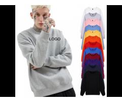 Wholesale High Quality Plain Blank Printed Crew Neck Sports Oversized Hoodie Man