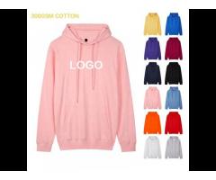 Wholesale 300GSM Thick Pink Hoodies Custom Logo Pullover Custom Casual Style