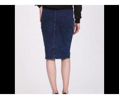 Wholesale Summer new designs high waist women denim pencil skirt