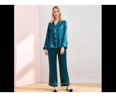 Women Luxury pajama sets Pure Silk Women's Casual Sleepwear loungewear