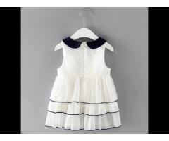 Baby Girls Summer Tulle/Gauze Mid-Calf Dress Infants Sleeveless Beautiful
