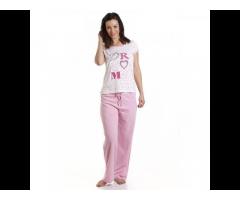 Women sleeping wear night clothes pajamas printed night wear